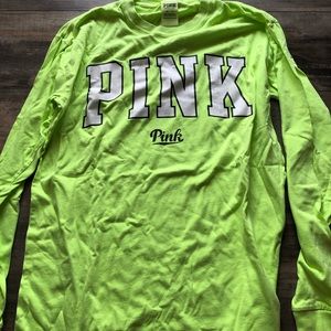 Victoria Secret PINK Long Sleeve Tee. Size XS. Runs big.